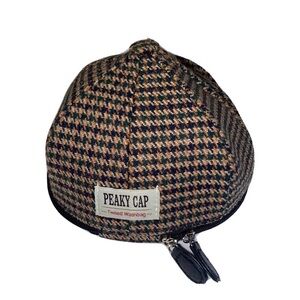 Tweed Hat bag  - Brown and Black